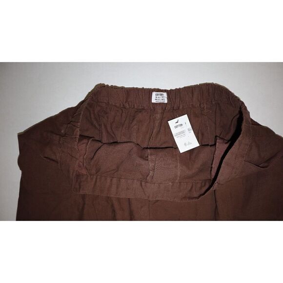 cotton:On 2052710-03 Women's Sz 14 Acorn Brown Trendy Curve Eve Pants - Picture 3 of 8